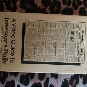 Investor’s Daily VHS tape.